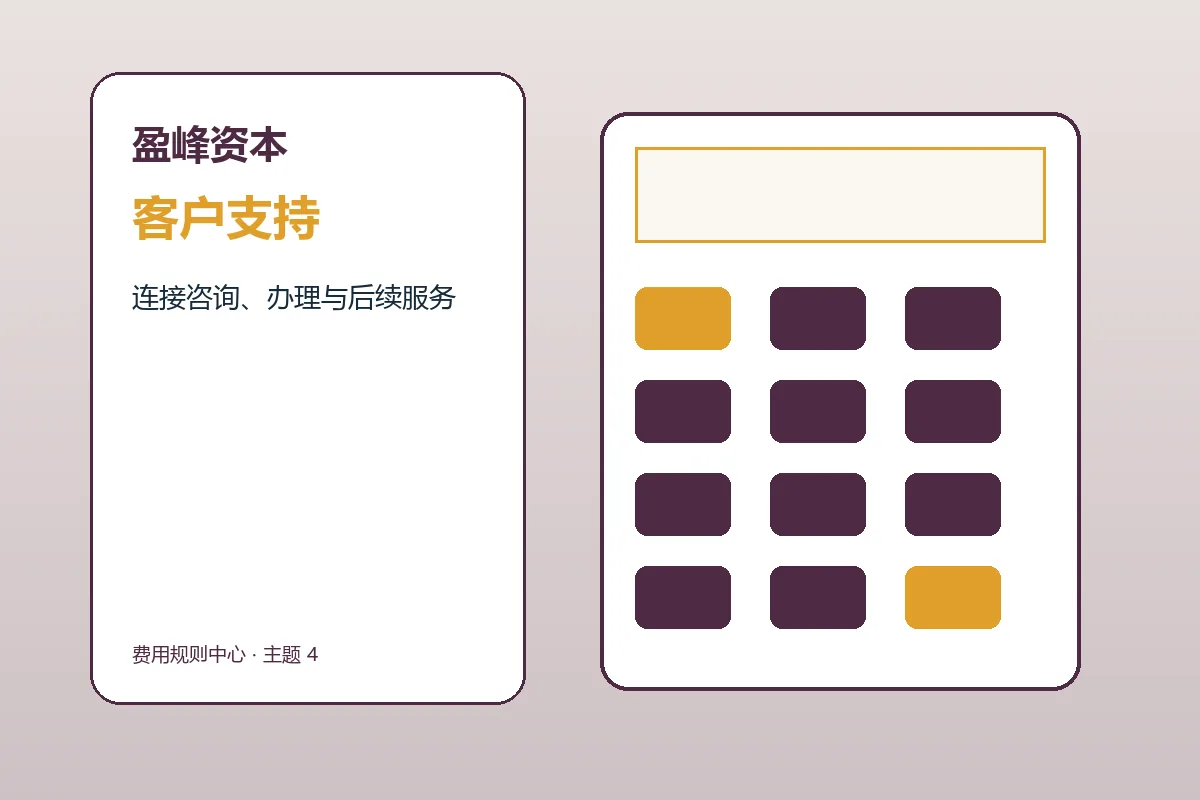 盈峰资本客户支持与服务流程示意